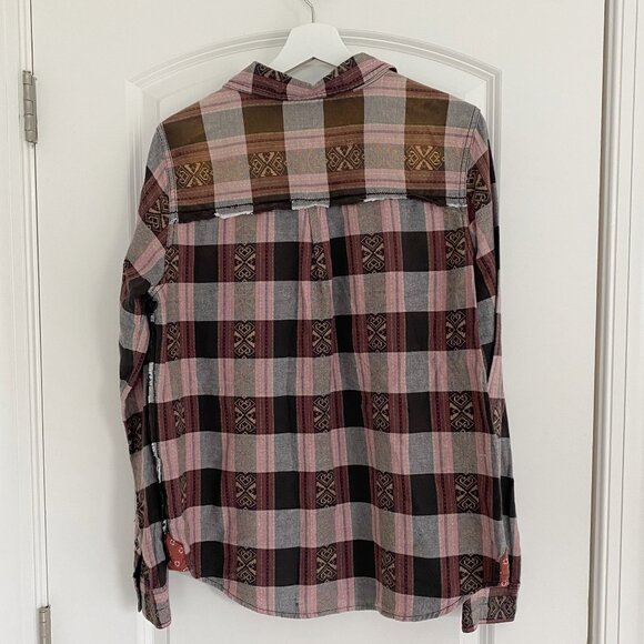 FREE PEOPLE I Pink Button Up Top - Picture 2 of 5